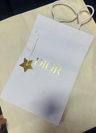 Пакет dior паперовий з зіркою