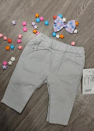 Суперські вельветові штани, штанці mayoral, p-p 60 см, 1-2 місяці2 фото