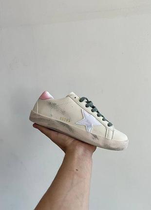 Golden goose cream grey star 3