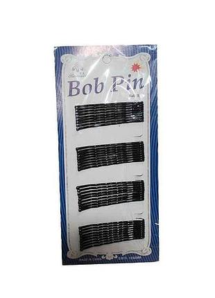 Невидимка 5см bob pin черная 36шт 3523012 тм китай