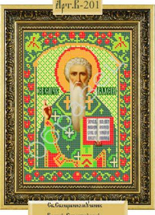 В-201 схема для вышивки бисером св. власий.