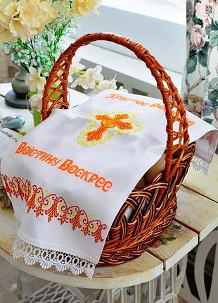 Рушник вишитий христос воскрес