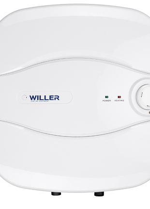 Водонагрівач електричний willer par optima mini new над мийкою з мокрим теном 15 л/накопичальний бойлер віллер