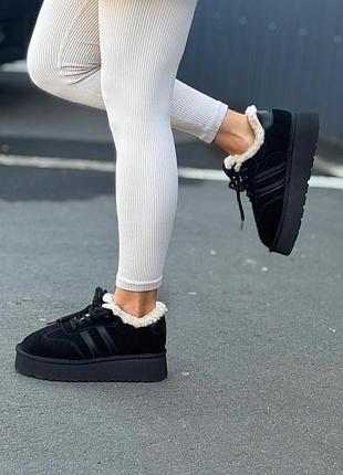 Женские зимние сноубусты на высокой подошве ugg