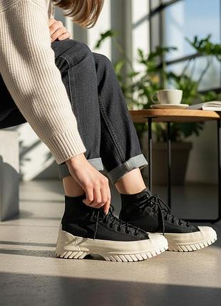 Converse chuck taylor all star lugged black 3
