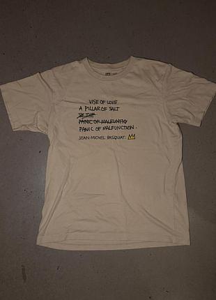 Футболка uniqlo ut x jean-michel basquiat m