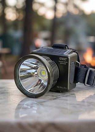 Налобный фонарик k 8 pro / налобный фонарьsk k8 pro fs / led аккумуляторный фонарь