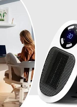 Портативный обогреватель 500w, portable heater с дисплеем / настенный электрообогреватель