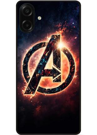Чехол силиконовый бампер для samsung a07s с рисунком avengers doomsday мстители