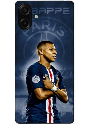 Силіконовий бампер чохол для samsung a08 з малюнком мбаппе псж mbappe