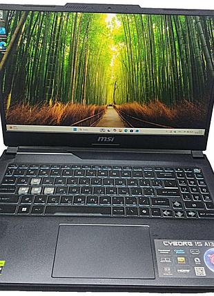 Ноутбук б/у msi cyborg 15 a13udx (intel core i5-13420h/ram 16gb/ssd 1tb/nvidia geforce rtx 3050)