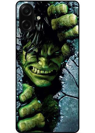 Силіконовий чохол бампер для samsung a07s з малюнком халк marvel hulk