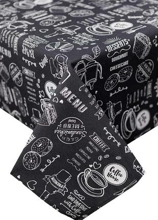 Скатерть на стол breakfast black тм прованс
