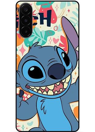 Силіконовий бампер чохол для samsung a18 з малюнком stitch стіч