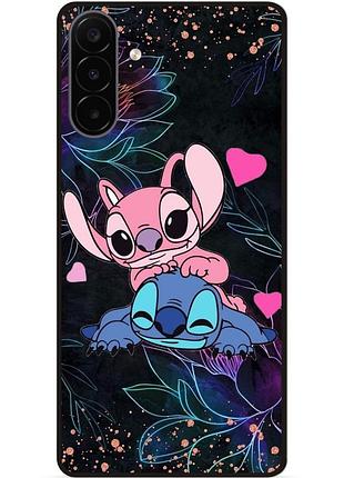 Силіконовий бампер чохол для samsung a18 з малюнком стіч stitch