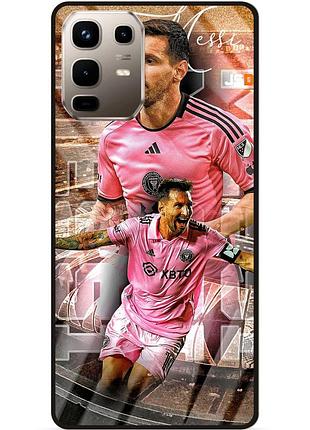 Силіконовий чохол бампер для infinix note 50 pro plus 5g (x6856) з малюнком мессі интер messi