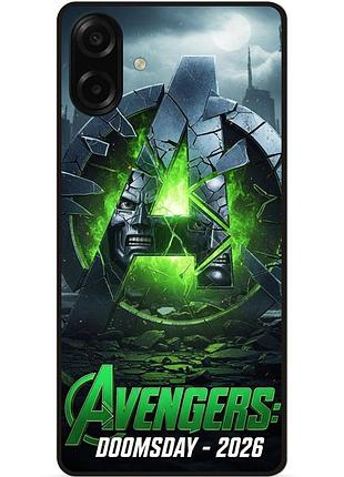 Силиконовый бампер чехол для samsung a07s с картинкой avengers doomsday мстители