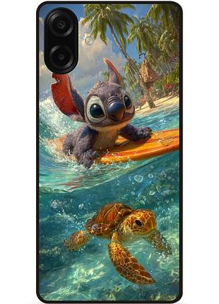 Силіконовий бампер чохол для samsung a07s стіч stitch