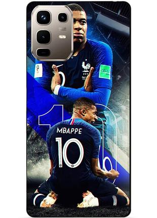 Силіконовий бампер чохол для infinix note 50 pro plus 5g (x6856) з малюнком mbappe франція мбаппе