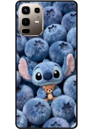 Силиконовый чехол бампер для infinix note 50 pro plus 5g (x6856) с картинкой стич stitch