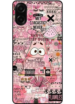 Силіконовий чохол для samsung a08 з малюнком губка боб sponge bob