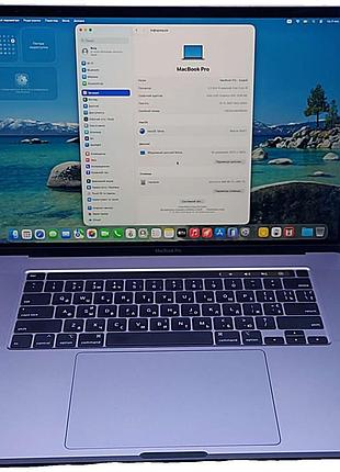 Ноутбук б/у apple macbook pro 16 a2141 (intel core i9 2.6ghz/ram 16gb/ssd 1tb/intel uhd graphics 630)