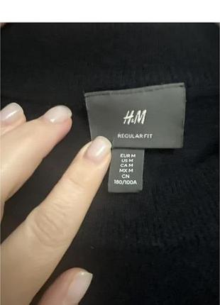 Светр чоловічий h&m кашеміровий темно синій 3
