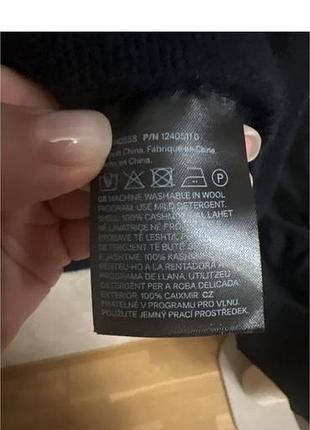 Светр чоловічий h&m кашеміровий темно синій 4