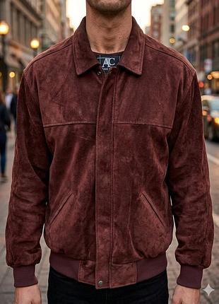Ac bomber daino  винтажный бомбер,италия,l