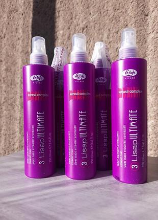 Lisap ultimate plus straight fluid выпрямляющий флюид спрей термозащита 250 мл