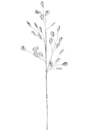 Декоративная ветвь "серебряное сияние", 39 см elisey