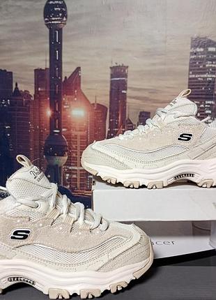 Оригінальні жіночі / підліткові кросівки skechers.  модель: skechers d'lites артикул (арт. sn 13147) розмір 35, довжина устілки 22 см.