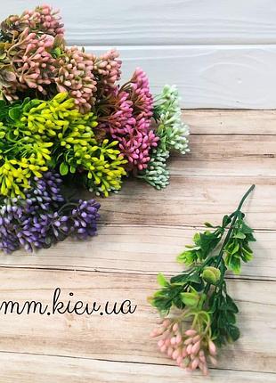 Самшит із кольоровими ягодами (калинка) в асортименті - гілка, жовтий
