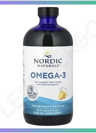 Омега-3 масло nordic naturals 473 мл лимонное высококонцентрированное для сердца и мозга sku_2024-11-0967