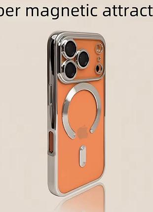 Прозрачный чехол на iphone 17 pro max,