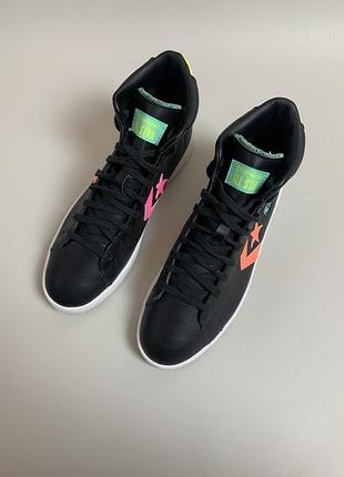 Шкіряні кеди  converse чорні, розмір 42, довжина устілки 26,5 см