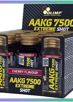 Альфа-кетоглутарат аргинина olimp aakg 7500 extreme shot 9x25 мл вишня для витривалості та енергії sku_fitsh_cn14575-2