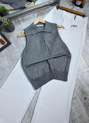 Топ поло от mango