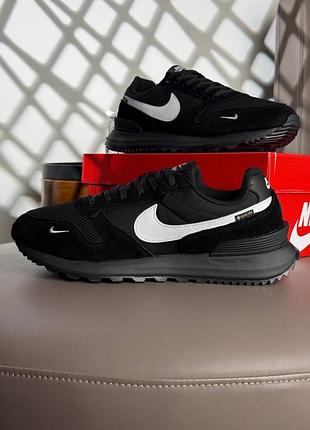 Водонепроникні кросівки nike phoenix waffle gtx black white