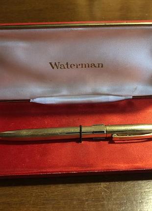 Винтажная четырехцветная шариковая ручка jif waterman