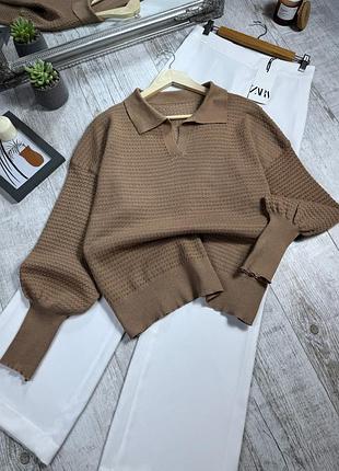 Джемпер поло от shein