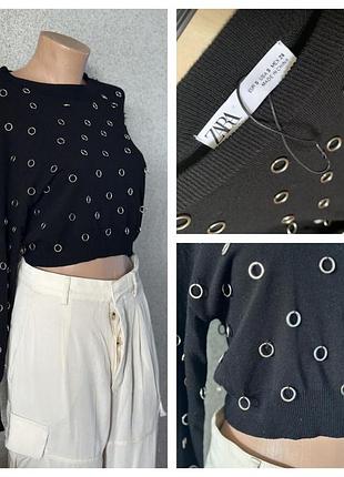 Zara укорочений світшот розміру s/м