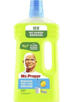 Засіб для миття підлоги 1л лимон тм mr proper