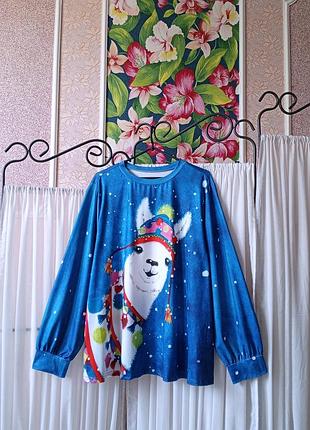 Красива бірюзова кофточка з альпакою shein.