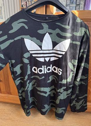 Лонгслів adidas камуфляж