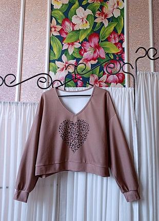 Красивий світшот з сердечком emery rose.