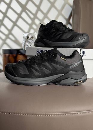 Водонепроникні кросівки salomon x-adventure gtx dark grey black