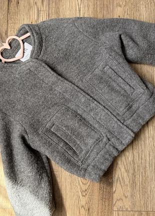 Куртка бомбер для дівчинки zara сіра, розмір 104