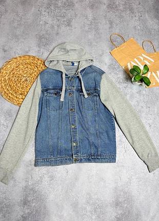 Чоловіча h&m джинсовка з капюшоном 2