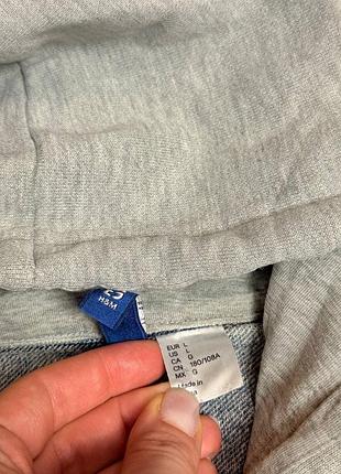Чоловіча h&m джинсовка з капюшоном 10